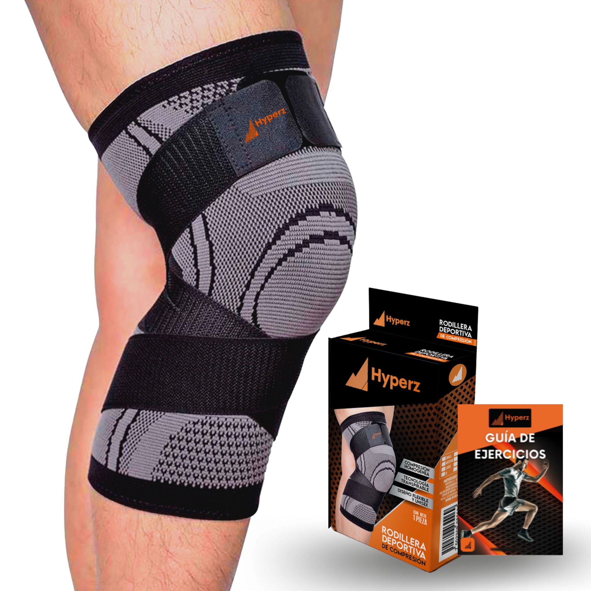 Rodillera Deportiva de Compresión Hyperz